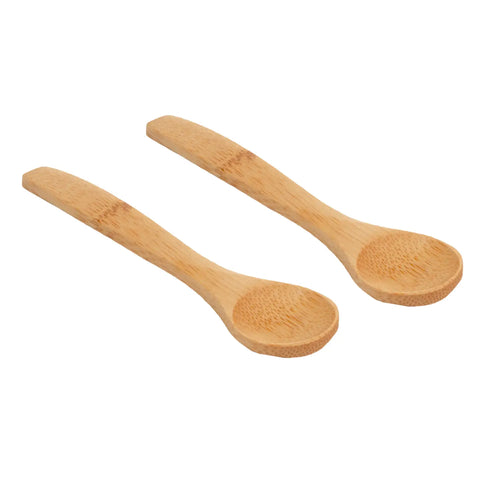This mini Bamboo Herb & Spice Spoon is great for jars of herbs, spices, teas, clays and so much more.