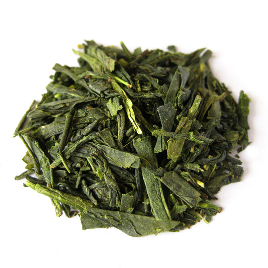 Our organic Bancha green tea comes from Japan and offers a fresh green flavour with hints of sweet pea.