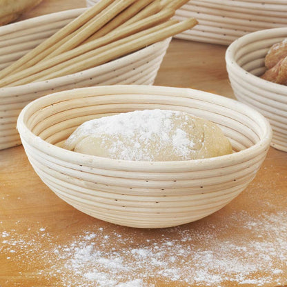 This Sourdough Banneton Basket Round helps retain warmth, provide shape and give texture to sourdough bread as it proofs. A must have for bread bakers, this Banneton basked is made from 100% natural cane and will elevate your baking experience.