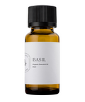 Our organic Basil (Ocimum basilicum) essential oil is steam distilled from the aromatic leaves of the Basil plant. Basil essential oil is lively, herbaceous and fresh with light balsamic undertones.