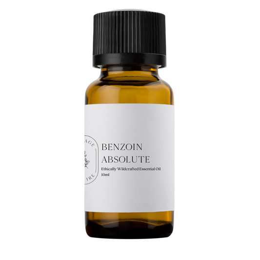 Our ethically wildcrafted Benzoin Absolute essential oil offers a sweet, warm and rich vanilla-like aroma.  Benzoin is energetically and emotionally believed to promote positive moods and thinking, as well as to help support feelings of relaxation.