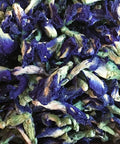 Butterfly Pea Flower (Clitoria ternatea) originates in Southeast Asia and certain parts of the United States. Butterfly Pea closely resembles Sweet Peas and has been used been used for medicinal and culinary purposes for many centuries.