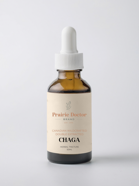 Our Chaga Mushroom Tincture (Double Extracted) is made using ethically wildcrafted and Canadian grown Chaga mushrooms that are grown on the East Coast of Canada. Chaga mushroom, renowned for its immune-boosting properties, has been cherished for centuries in many modalities of traditional healing.