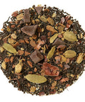 Our Chocolate Chai Black Tea is a decadent twist on the beloved classic of Masala Chai. This tea blends bold black tea and warming spices with the rich allure of cacao and dark chocolate. The result is a cup that’s both indulgent and comforting. Perfect on its own or as a latte, this chai invites you to savour every sip of spiced chocolate bliss.