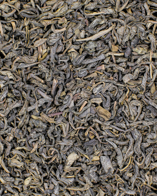 Our organic Chun Mee #1 green tea is a full bodied, delicate and slightly smoky tea with toasty notes and hints of sweet tobacco and plum.