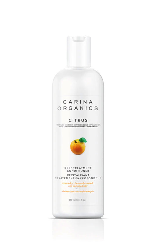 Carina Organics Deep Treatment Conditioner is a deeply hydrating and restoring conditioner formulated with certified organic plant, vegetable and fruit extracts.