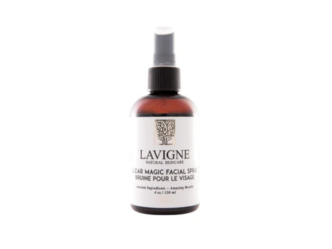 Lavigne Natural's Clear Magic Facial Spray provides deep hydration and nourishment, helping to refresh and restore the skin.