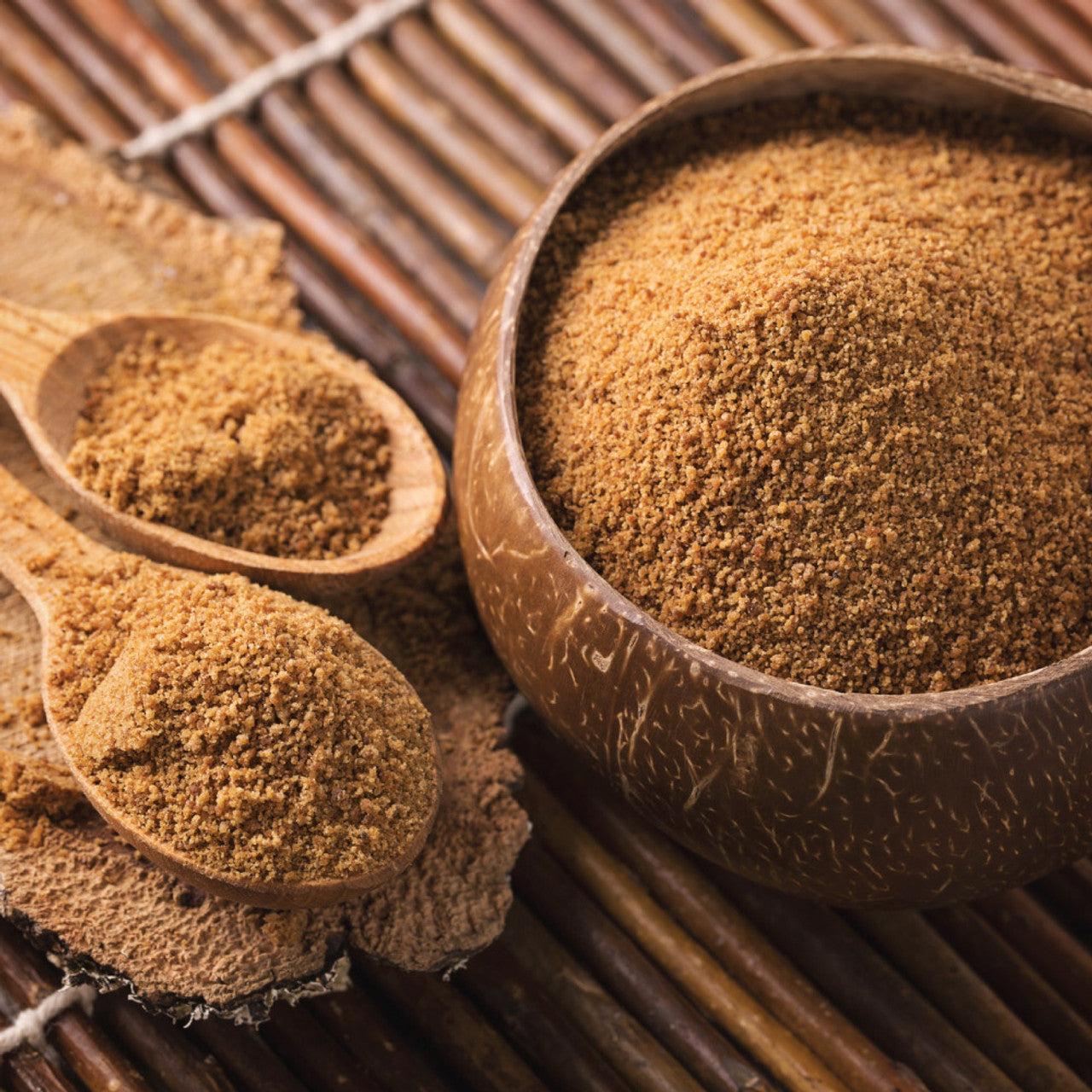 Coconut Sugar is an unrefined, natural sugar that offers a unique flavour and can be used to substitute in any cooking or baking recipes.