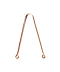 In Ayureda, the daily practice of using a Copper Tongue Scraper helps to clear toxins, bacteria and dead skin from the tongue&nbsp;helping to rid bad breath, stimulate digestion and support general health.