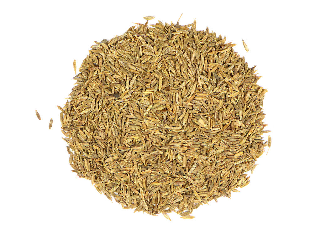 Cumin (Cuminum cyminum) is a flavourful and fragrant herb that originates in India and the Middle East. Cumin has a long history of use as a culinary herb as well as a medicinal in Ayurveda.