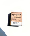This Dark Coffee Neroli Cedarwood Soap is the ultimate treat for your skin, combining the richness of organic strong coffee, organic coffee grounds, organic molasses, and coconut oil. This unique bar moisturizes, exfoliates, and scrubs—everything you need in one refreshing step!