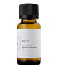 Our Doze Essential Oil Blend is a carefully curated blend of essential oils designed to help you unwind and experience blissful nights of restorative sleep.

Crafted with a harmonious blend of 100% pure essential oils renowned for their calming and sedative properties and sourced from organic and sustainable producers, this diffuser blend is your ticket to a peaceful and rejuvenating sleep.