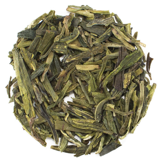 Our organic Dragonwell green tea is a full bodied, astringent tea with offers a very full green flavour.
