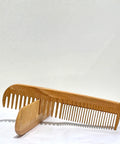 This dual tooth hair comb is the best of both worlds when it comes to hair combs! With one side being fine tooth, and the other being moderately wide tooth, this comb is great for all hair types.