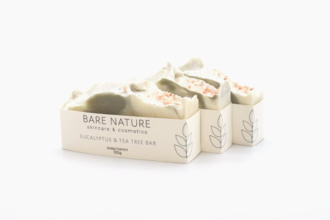 Bare Nature's Eucalyptus &amp; Tea Tree Bar Soap is bright, clean and refreshing.