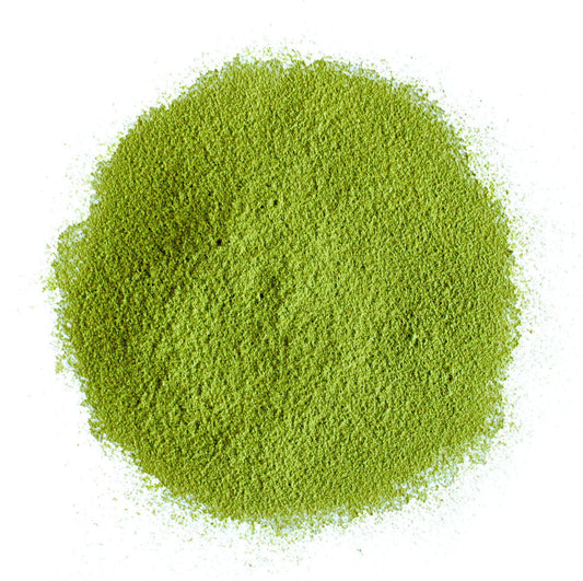 Our organic Everyday Matcha is harvested and produced from spring buds and tender young tea leaves. =Our matcha tea plants are grown in partial sunlight (i.e. they are covered with a canopy) for a few weeks each spring, which boosts the amount of chlorophyll in the leaves, thereby increasing the concentration of anti-oxidants.