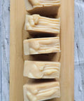 This Goat Milk, Oats & Honey Tallow Soap Bar is the ultimate skin nourishing soap bar. The addition of local honey and colloidal oats make this a dream for sensitive skin!
