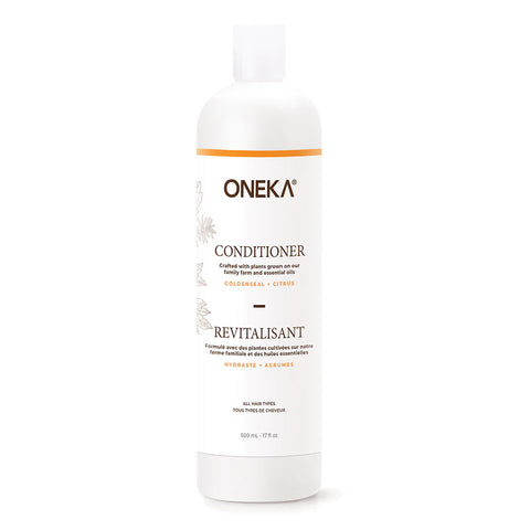 Oneka's refillable, all-natural conditioner is perfect for daily use and protects, nourishes and repairs the hair.
