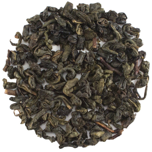 Our organic Gunpowder Osprey is slightly vegetative, refreshing and clean. This superior quality Gunpowder tea offers a captivating taste and surprising body.