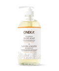 Oneka's refillable, all natural hand soap is consciously crafted with our organic plants carefully selected for their cleansing, nourishing, and PH balancing properties.