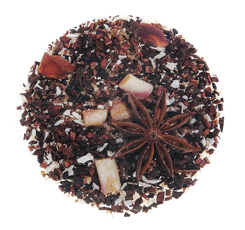 Our Holiday Herbal Tea is like Christmas in a cup! This festive blend of sweet and spicy herbs is perfectly balanced with organic candy canes.