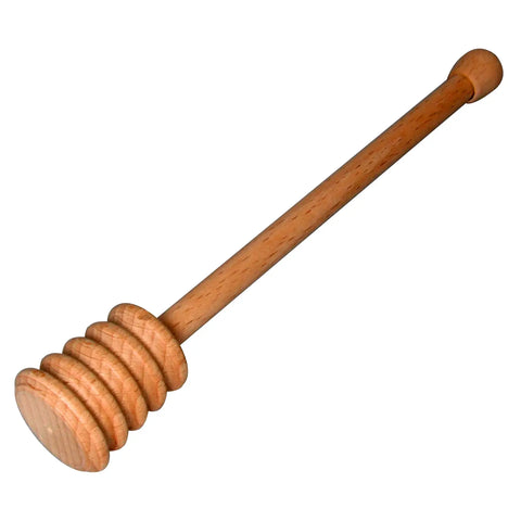 This honey dipper is idea for drizzling honey, syrups, sauces and so much more.