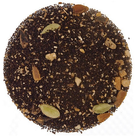 Our organic Hot Flash Chai&nbsp;Black Tea beautifully combines the robust body of classic black tea with traditional warming spices that are aromatic and sweet with depth and intrigue. Hot Flash Chai is hot, spicy and refreshing.