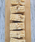 Peak to Creek's Lemon, Goats Milk, Oats & Honey Tallow Bar Soap combines tallow and goat's milk for ultimate skin nourishment. Made with local honey and oats, this bar is also perfect for those with sensitive skin.