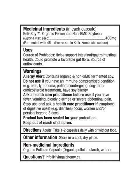 Your Flora® Professional is the result of years of research using a diverse strain kefir-kombucha fermentation process. This formula is a clinically therapeutic symbiotic with 400mg of organic fermented non-GMO soybean for improved microbial survival and superior colonization.