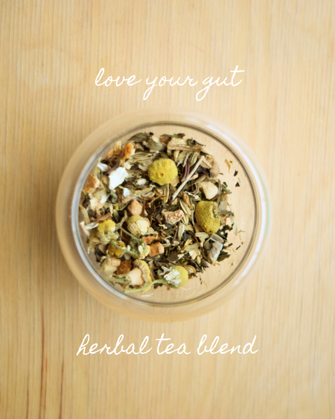 Our Love Your Gut Herbal Tea has been crafted to help you find balance from the inside out — soothing the belly, calming the mind, and restoring digestive harmony.