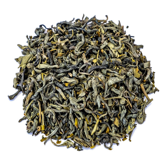 Our organic Lucky Dragon Hyson green tea is bold, full-flavoured and offers hints of pine on its finish. This Lucky Dragon is an excellent example of a robust, Chinese green tea.