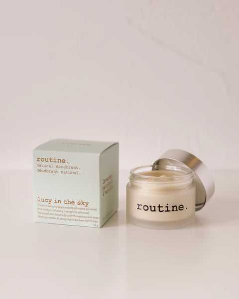 Routine Deodorant's Lucy in the Sky Natural Deodorant was created for your underarms, but its natural formula means you can put it on all your places. 