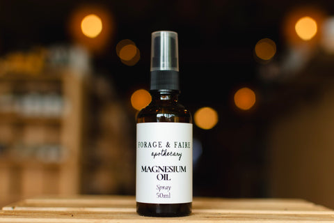 A simple addition to your daily wellness ritual. This magnesium-rich spray is made with magnesium chloride and water, and is designed to be applied directly to the skin. Keep it by your bedside, in your bathroom, or wherever you unwind and make it part of your everyday self-care routine.