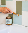 Mint Cleaning Scrub is the ultimate multi-purpose cleaner, formulated to tackle even the toughest grime on surfaces around your home.

Use it on stove tops, sinks, tubs, toilets, stainless steel, countertops, window sills, and floors. It also doubles as a powerful stain remover for laundry, carpets, and upholstery. 