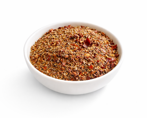 Smoky and savoury, this organic Montreal Steak Seasoning blends peppers, garlic, coriander, cloves, and chili to elevate grilled or roasted meats. Bring the bold, authentic flavours of Montreal’s delis to your kitchen with every sprinkle.