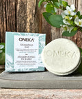 Oneka's Shampoo Bars are consciously formulated and is packed full of botanical ingredients and ultra-gentle, plant-derived cleansing and conditioning agents to restore hair to its natural radiance! The results? Soft, natural, and healthy hair.