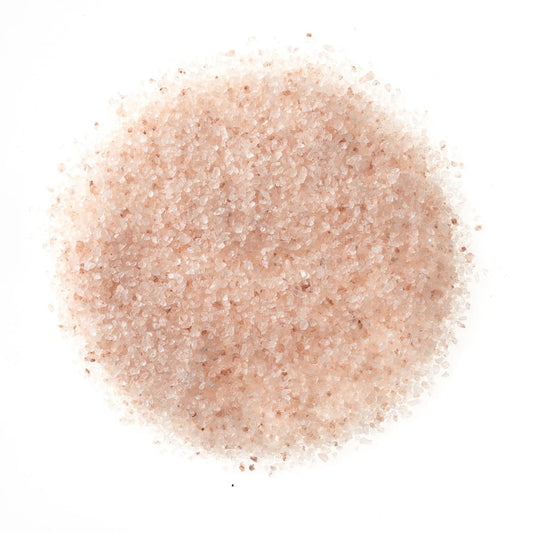 This mineral rock salt contains a variety of natural minerals, including the iron oxide that gives its signature pink colouration. The Himalayan Pink Salt is harvested from the salt mines 200 km from the foot of the Himalayan Mountains. The chunks of mined salt are washed and dried in the sun, then gently ground into their specific sizes (coarse, medium, fine). 