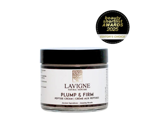 Plump and Firm Peptide Cream delivers rejuvenation where you need it most! This luxurious moisturizer offers expertly blended cosmeceuticals with nature’s finest rejuvenators. Plump and Firm is a top performing hydrating crème powered by Plant Stem Cells, anti-oxidants, Sodium Hyaluronate and premium emollients.