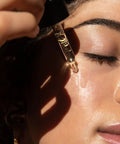 We’ve sourced the smallest molecule of hyaluronic acid available to re-plump dehydrated skin and ensure our serums absorb like a dream. We’ve packed this one full of herbal extracts to make it noticeably effective at controlling oil, decongesting pore build up and dissolving impurities. Blend your face oil with one of our oil-free elixirs and it’ll vanish in a hot minute.