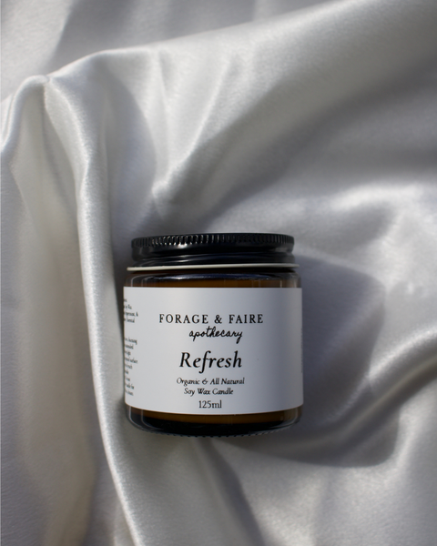 Our soy wax candles are poured in small batches with clean-burning soy wax and soft, layered pure essential oils that slowly fill the room without feeling overpowering. They’re the kind of candle you light while making tea, cleaning the kitchen at night, or settling into a quiet evening at home.