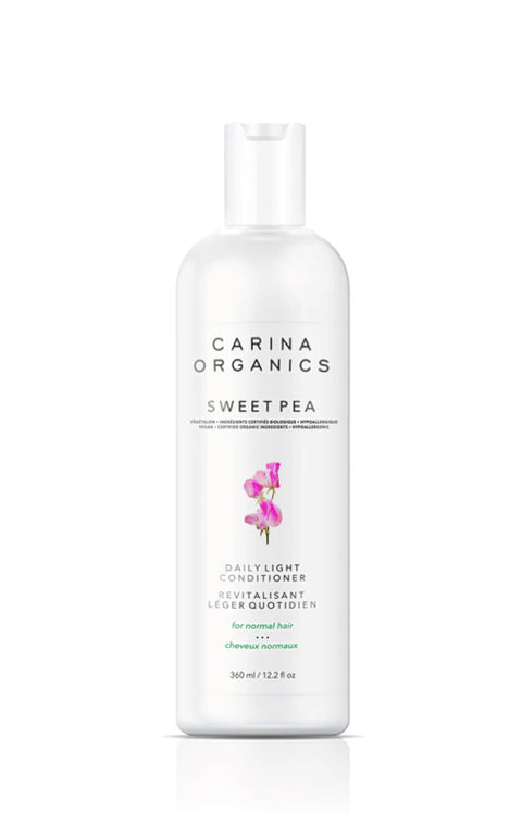 A daily light conditioner formulated for all hair types. Made with certified organic plant, vegetable, flower and tree extracts.

Helps to restore luster, softness, flexibility, and shine. Detangles instantly.