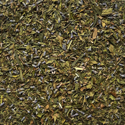 Organic Sencha Ethereal Garden is a refreshing herbal blend that combines the bright character of Japanese Sencha with cooling peppermint and calming lavender. Smooth, aromatic, and naturally uplifting, it offers a balanced cup that brings a sense of calm and clarity to any time of day