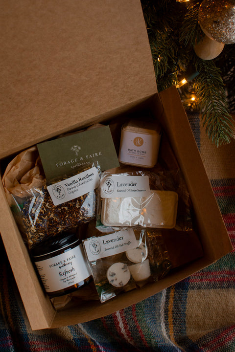 Gift your loved ones with an at-home spa experience with our At Home Spa Holiday Gift Box - a thoughtfully curated collection of natural self care essentials that's designed to bring the tranquility of a spa retreat straight to your home.