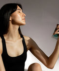 Our mists are a buffer between cleansing and moisturizing, and they prepare your face for whatever’s coming next. We think they’re a must have in your routine. We formulate this one with purifying helichrysum and vitamin-rich spirulina to deliver soothing relief and a clean canvas. Tone, hydrate and purify for a dewy and glowing complexion. Apply on damp skin— best for sensitive or congested skin.