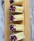 This Spring Fling Tallow Soap Bar is a beautiful balance of floral and fresh. This bar is meant to revitalize and invigorate.