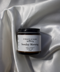 Our soy wax candles are poured in small batches with clean-burning soy wax and soft, layered pure essential oils that slowly fill the room without feeling overpowering. They’re the kind of candle you light while making tea, cleaning the kitchen at night, or settling into a quiet evening at home.