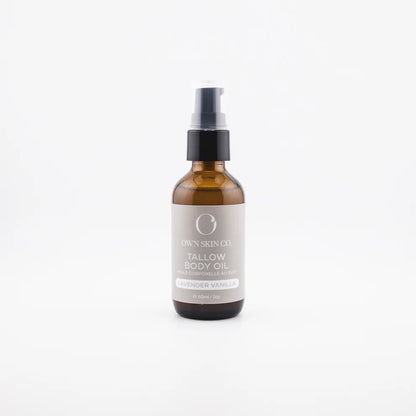 A luxe Tallow Body Oil like nothing you've ever put on your skin. All the benefits of tallow that we know and love in a super easy to apply, rich yet light body oil.