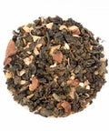 Our Apple Cider Oolong Tea pairs premium organic Iron Goddess green oolong with sweet apple pieces and a hint of spicy ginger for a refreshing, cozy cup of tea. The crisp apple notes blend seamlessly with the toasty depth of oolong, creating a flavor reminiscent of homemade apple cider. Delicious on its own or with a drizzle of honey, this tea is perfect by the fire, on a cool fall afternoon.