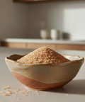 Organic Demerara Sugar is a light brown, unrefined sugar made from organic sugarcane. It has a subtle molasses flavour and crunchy texture, making it perfect for sweetening coffee, tea, and baked goods. This natural sugar adds a golden hue and rich taste to your favourite recipes.