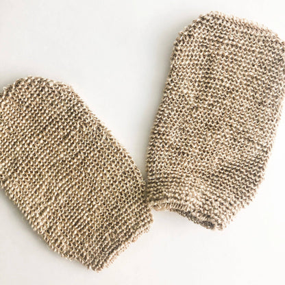 Jute Exfoliating Mitt